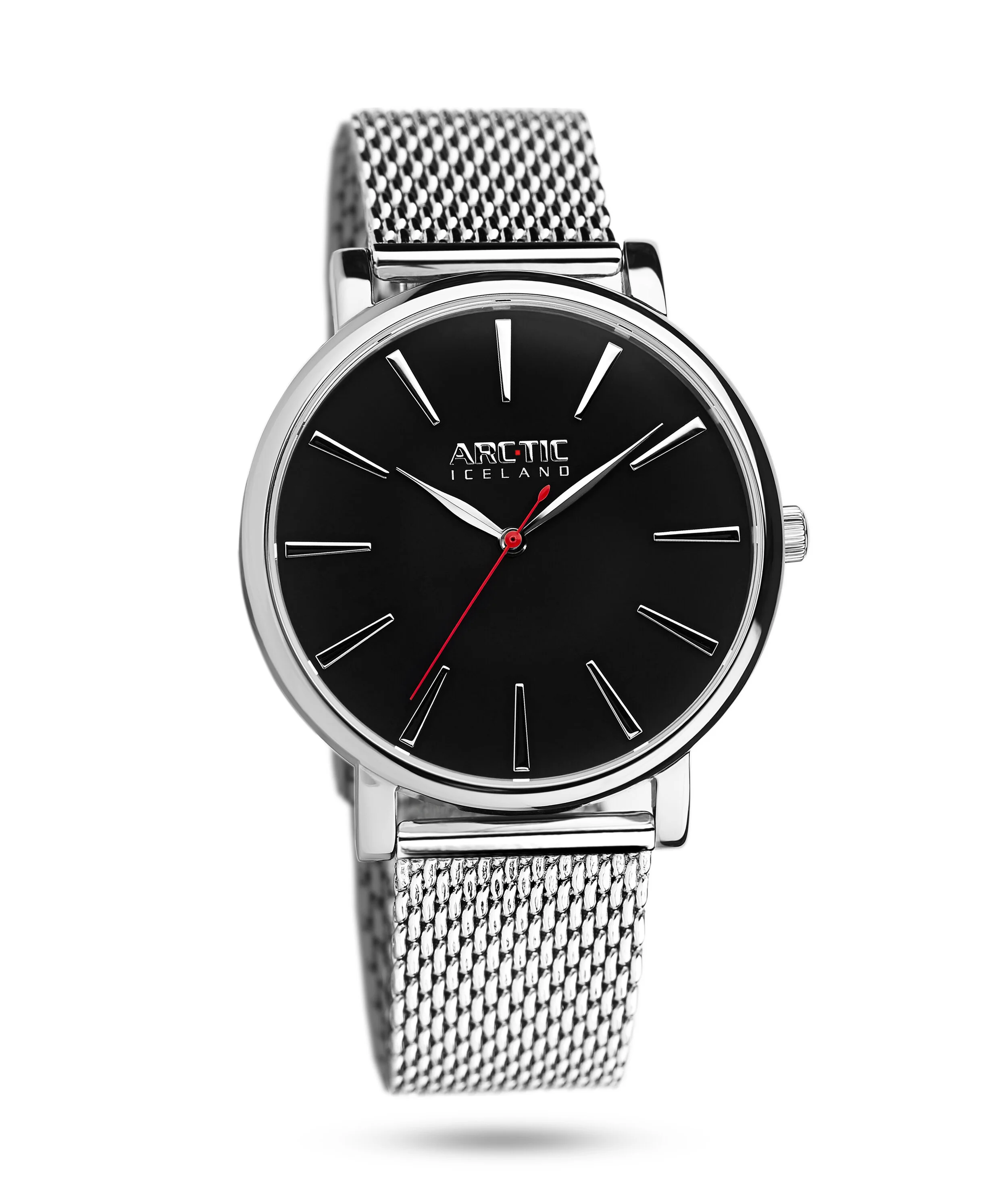 Retro black 36 mm /silver indexes — ArcTic Iceland